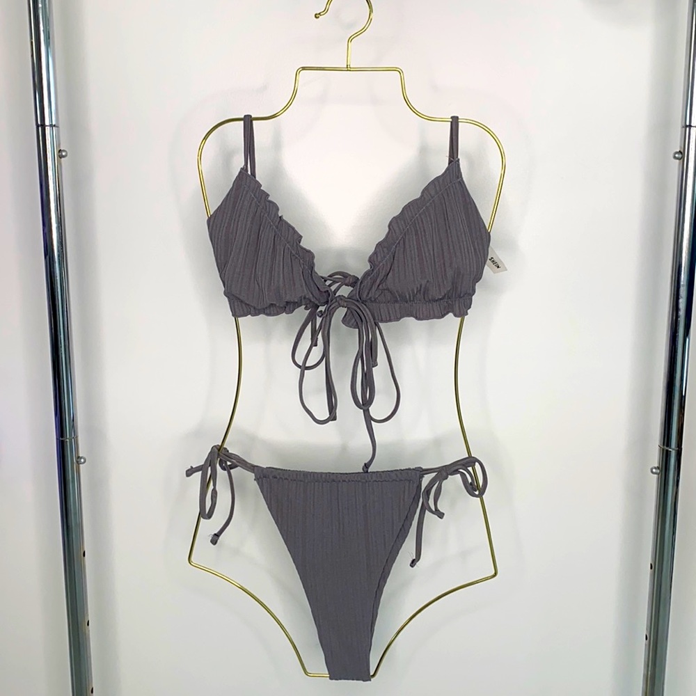 Shein gray bikini. Size L